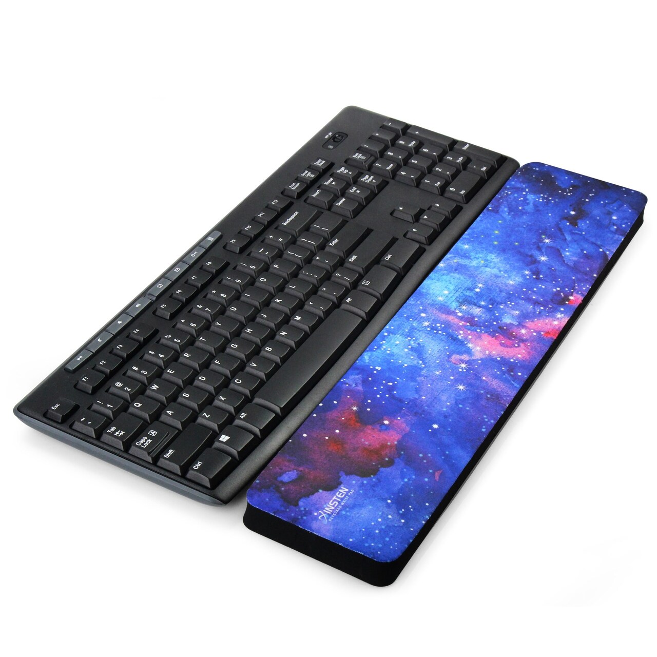 Keyboard Wrist Rest Pad Ergonomic Support for Computer Laptop Typing, Galaxy, 17.3" x 3.7"